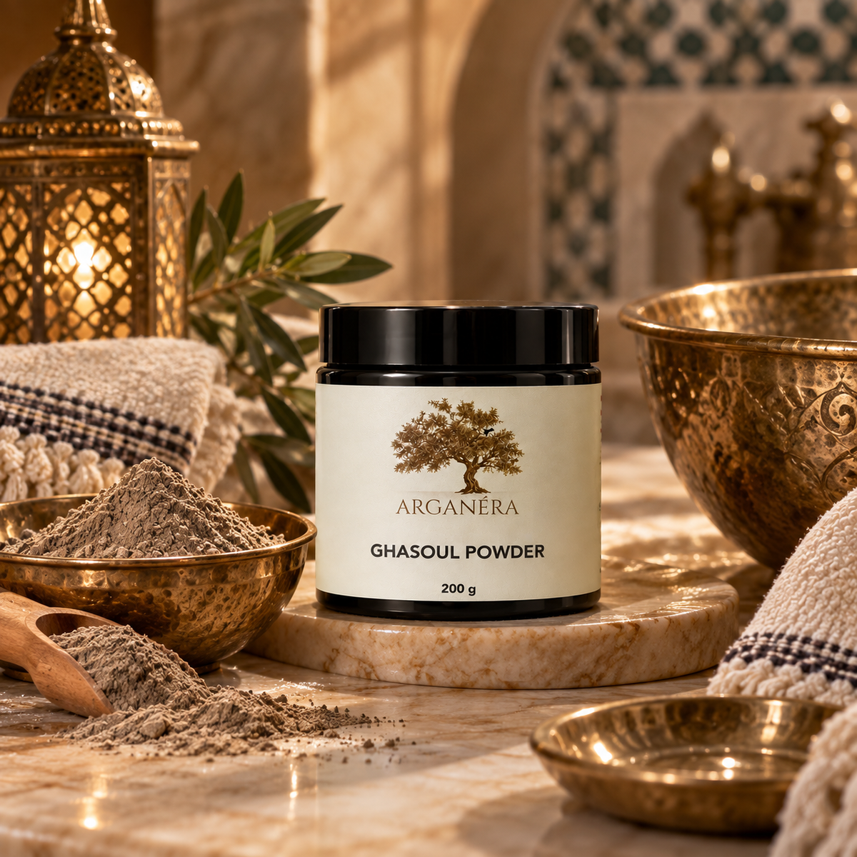 ARGANÉRA Authentic Moroccan Ghassoul Powder – 200g